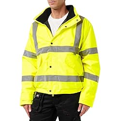 Trajes Reflectivos Portwest Cazadora De Alta Visibilidad, Tamaño: L, Color: Amarillo, S463YERL