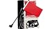 20 Pack Red Desk Flags with Flag Up Flag Down Flip Clips Pomodoro Status Alert Office