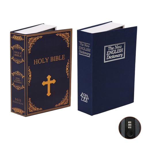 SEPOX® Twins Safe Book Lock Box, Safe Box with Premium