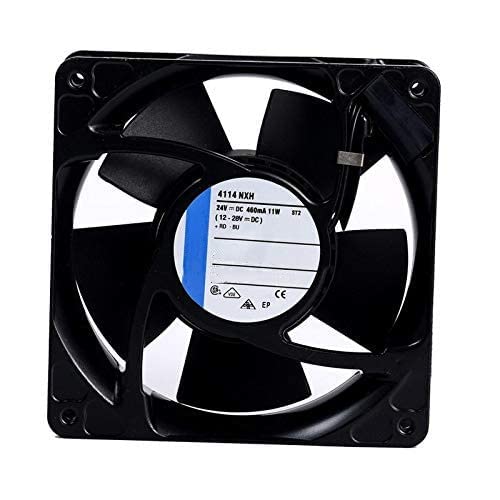 Ventilador de refrigeración 24V 12038 extractor de aire potente de 120 x 38 mm para chasis