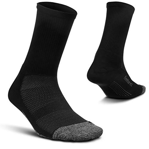 Image of Feetures Elite Light Cushion Mini Crew Sock - Sport Sock with Targeted Compression