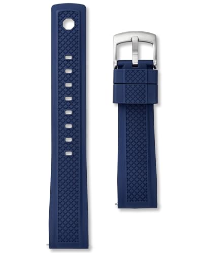 Bracelet montre plongée caoutchouc FKM pour le sport et le quotidien étanche 20mm 22mm