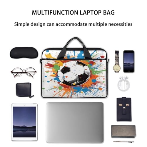 Bolsa para portátil con diseño Colorful Splashes 15 pulgadas miniatura 7