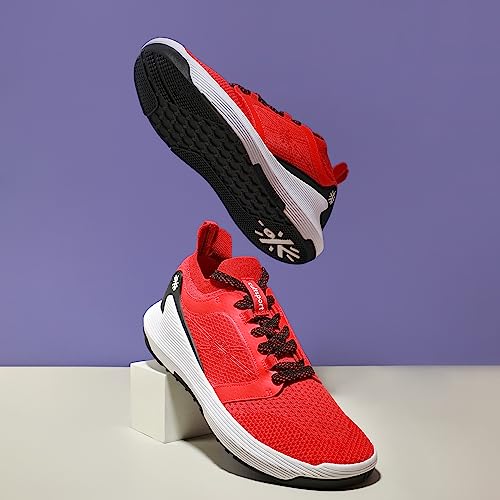 Image of Men's Crosstrain Training Shoes, Mesh Upper, Enhanced Grip, Multi-Directional Flexibility, Pull Tabs, Lace-Up, High Energy Return, Sporty Footwear for Men