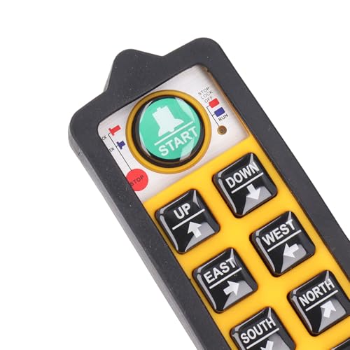 Controle Remoto Industrial do Crane, Alça Dupla 6 Teclas Receptor de Transmissor de Interruptor Sem