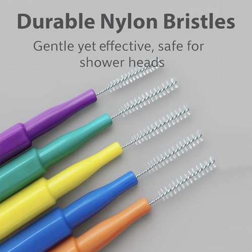 Image of Shower Head Cleaning Brushes, 35 PCS Multi-Size Nozzle Cleaner Tool with Storage Case, Shower Head Cleaner Picks for Unclogging Small Holes, Bathroom, Faucets & Spray Nozzles(Multi Color)