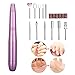 Lima de uñas eléctrica,Taladro para Uñas Acrilico,Kit de Manicura Eléctrico,11 en 1 fresa eléctrica para uñas,manicura,pedicura,kit de pulido,juego para remover gel acrílico