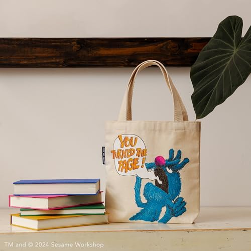 Bolso tote mini 'El monstruo al final de este libro' con bolsillo interior - Bolso oficialmente licenciado de Sesame Street para niños miniatura 3