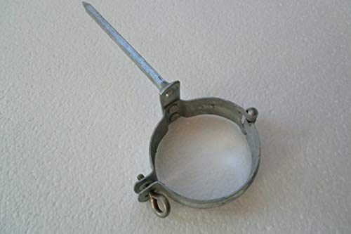 Verzinkte Fallrohrschelle DN 100 mit Schlagstift 140 mm