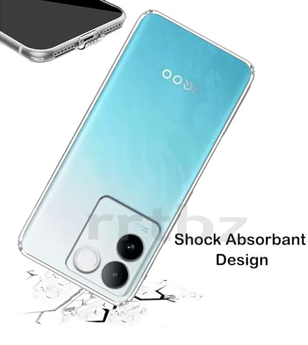 Image of Soft Silicone TPU Back Cover Compatible with iQOO Z7 Pro 5G / Vivo T2 Pro 5G, Transparent