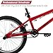 HH HILAND 20 inch Freestyle Kids BMX Bike, Beginner-Level to Advanced Riders with 360 Degree Gyro & 4 Pegs, Kids' Bicycles for Boys, Girls Red