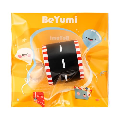 Image of BeYumi Race Track Border Trim - 65ft Back to School Racing Track Straight Rolled Border Trim Road Racing Car Theme Bulletin Board Set School Classroom Office Chalkboard Race Party Holiday Decoration