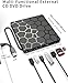 ASHDOL External CD DVD Drive,8 in 1 USB 3.0 and Type-C Disc Reader Writer Burner Player,Slim and Portable CD DVD +/-RW Optical Drive for PC Laptop Desktop MacBook Mac Windows Linux OS Apple (8 in 1)
