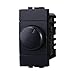 IXTRIMA Regolatore Dimmer A Manopola 220V 100-1000W Colore Nero Compatibile Con Bticino Living International/LIGHT
