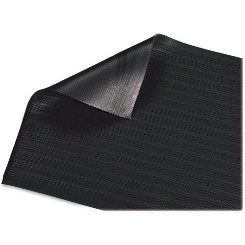 Genuine Joe Air Step Anti-Fatigue Black Mat, 36" L x 24" W - Thumbnail 5