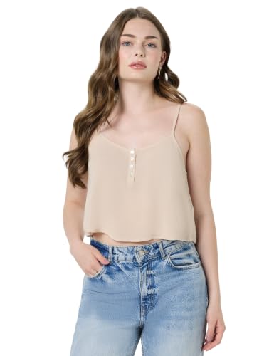 Image of Forever 21 Women Solid Regular Fit Crop Top