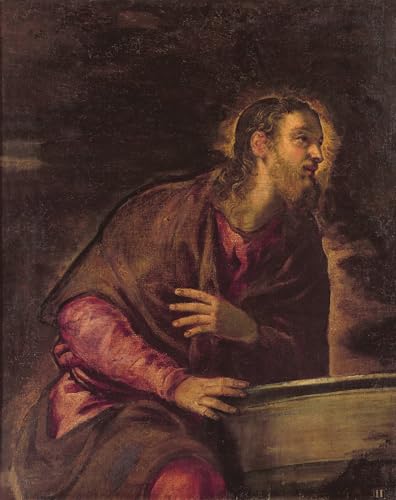 Tableaux Murale Art Le Christ au puits de Tintoretto Affiche Déco 60x90cm