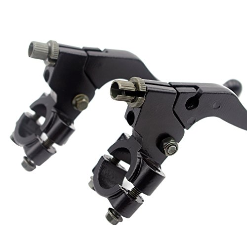 Royitay Full Aluminum Alloy Handle Bars Left Right 7/8" Clutch Brake Handle Levers Perch for XR80 XR100 CRF70 CRF80 CRF100 Pit Dirt Motor Bike Motocross Motorcycle
