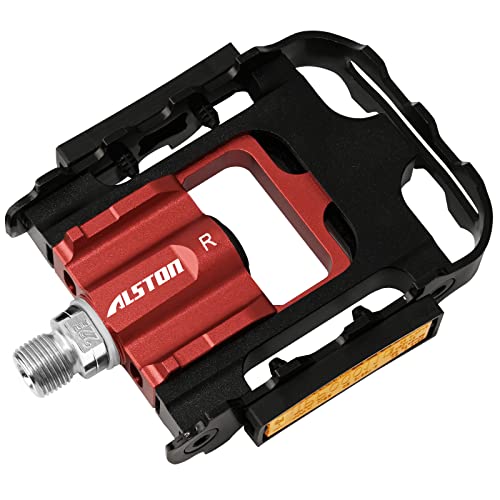 Alston Mountain Bike Pedals Road Bicycle Pedals Non-Slip Lightweight Cycling Pedals Platform Pedals 3 Bearings Pedals For Bmx Mtb #TOP21