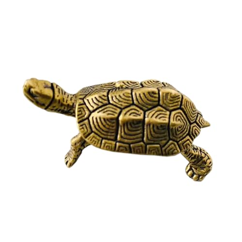 Figura Tortuga Vintage de Latón LESHOW