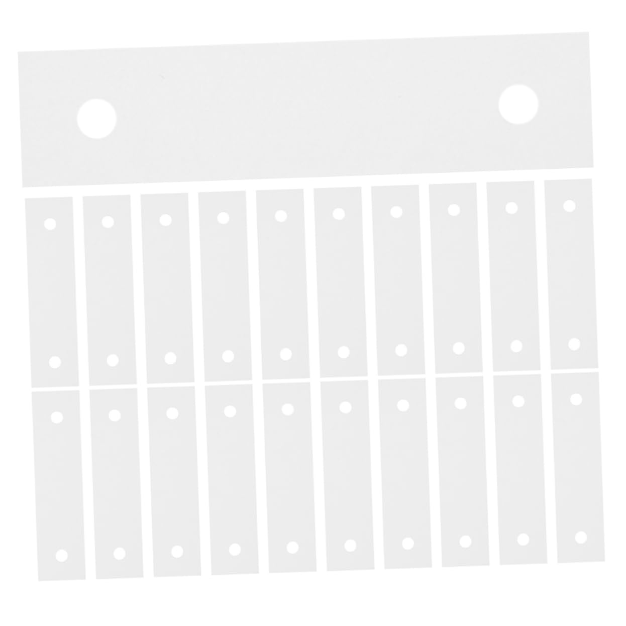 IWOWHERO 4sets Optical Chin Rest Paper Slit Lamps Paper for Supplies Sanitary Safe Optometry Equipment 350pcs*4