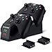 Produktbild Ladestation für Xbox One Controller mit 2 wiederaufladbaren Akkus von 1200 mAh, Ladegerät für Xbox One/One S/One X/One Elite Controller