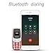 Vbestlife Mini Teléfono Móvil de Bluetooth,Teléfono Móvil Ayuda Tarjeta SIM Dual gsm,Doble...