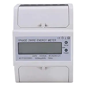 Electric Meter, Precise Lightweight Electronic KWh Meter, Measure Energy Consumption Factory for Measure Active Energy Industry