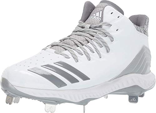 adidas Men's Icon Bounce, White Grey, 16 M US