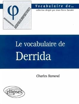 Paperback vocabulaire de Derrida (Le) [French] Book