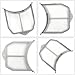 W10516085 Dryer Lint Filter, Compatible with Whirlpool Dryer Filter Lint Screen, Replaces W10211906 W10370972 PS11755878 WPW10516085 3188345 AP6022545 EAP11755878