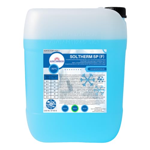 Solarflüssigkeit 20 l blau Gemisch bis -32° C Frostschutz, Solarfluid, Solarliquid, Wärmeträgermedium