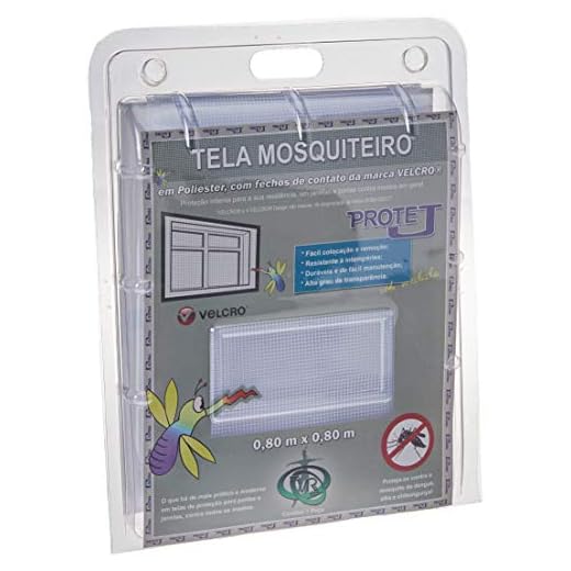 Tela Mosquiteiro Com Velcro Protej Branca