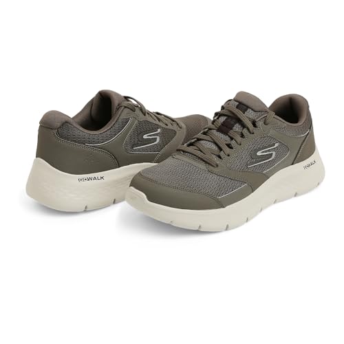 Image of Skechers Mens GO Walk Flex Taupe Walking Shoe - 7 UK (216480)
