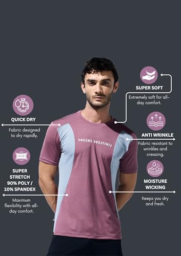 Image of Mens Stylish Supersoft Cut and Sew Breathable T-Shirt with HD Chest Print | Sports Tshirt for Men| Lightweight Men's T-Shirt| Men Tshirt