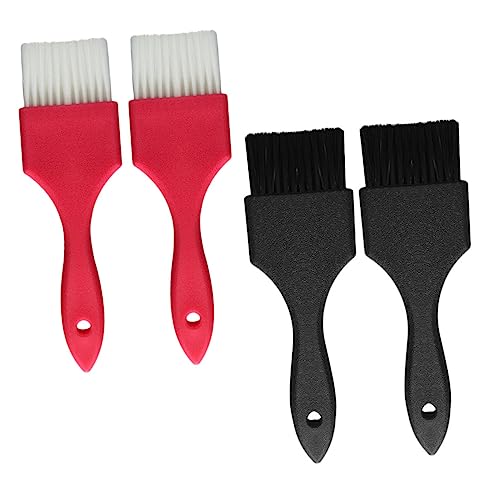 FRCOLOR Hair Dye Brush Set 4pcs Professional Salon Hair Coloring Brushes Ergonomic Handle