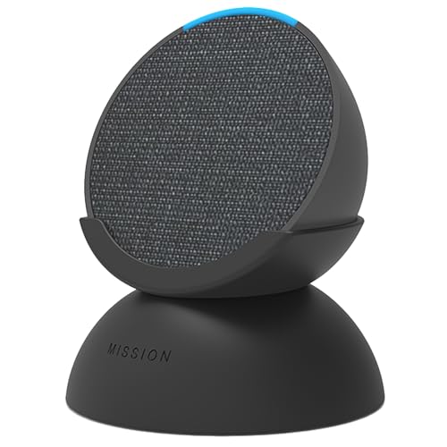 Mission Battery Base for Echo Pop (Make Your Echo Portable) (Charcoal)