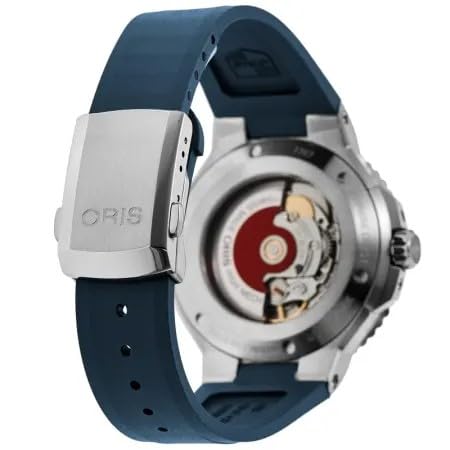 Oris 41.5mm Black Dial Diver's Watch with Date & Luminous Markers4