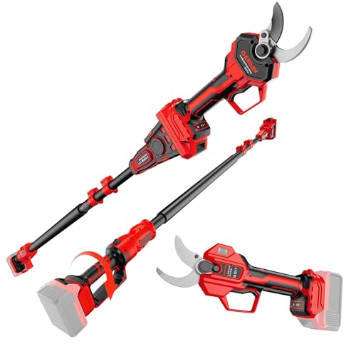 2-IN-1 Electric Pole Pruning Shears Cordless Compatibility with Milwaukee 18V Battery, 1.6' Cutting...