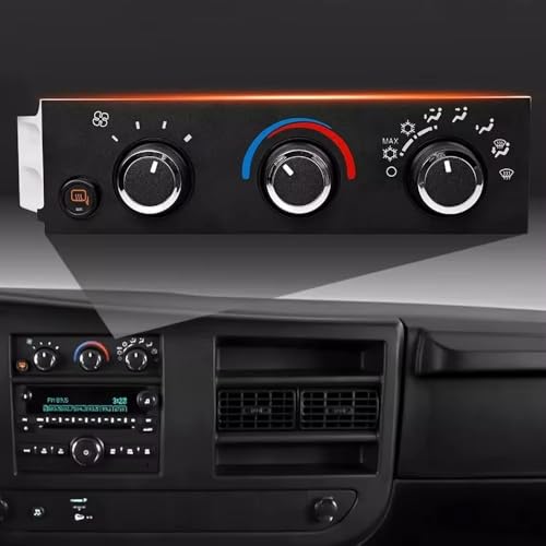 Panneau de commande de chauffage pour GMC Savana 1500 idéal trajets hiver - 6