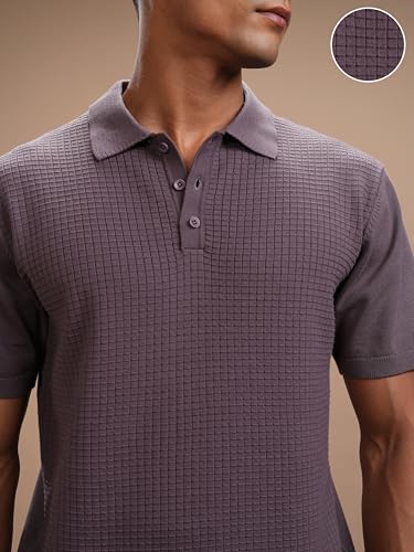 Image of Highlander Men's Polo Tshirt | Flat Knit | Regular Fit | Polo T-Shirt for Man