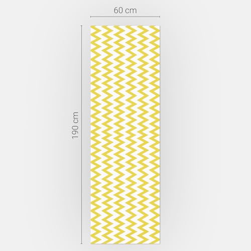 Rénover un frigo abîmé avec le sticker autocollant 60x190 zigzag - 5