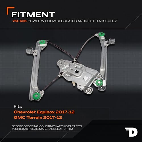 Image of Dorman 751-636 Front Driver Side Power Window Regulator and Motor Assembly Compatible with Select Chevrolet /GMC Models