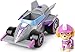 PAW Patrol Vehículo de Lujo Ready, Race, Rescue Skye's Race and Go con Sonidos, para niños de 3 años o más,