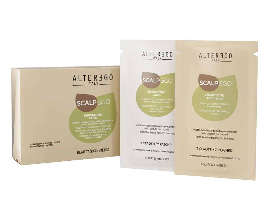 ALTEREGO SCALPEGO DOUBLE SYSTEM ENERGIZING PATCH parches coadyuvantes en la prevención de la caída del cabello