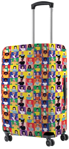 Image of Nasher Miles Polyester 55 (20 Inch) Small Protective Luggage Cover - Women Design