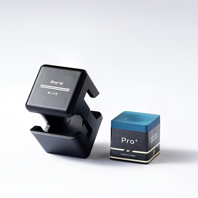 TP Pro+  TurningPoint - Tiza profesional para billar con soporte de aluminio, disponible en azul y verde