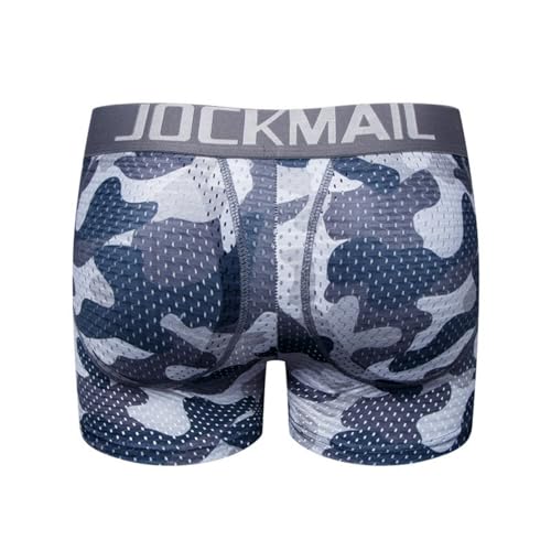 JOCKMAIL Men Padded Underwear Mesh Camoflage Butt Lifting Back Hip Padded Men's Boxers Short Buttoceks Underpants4
