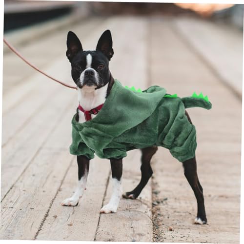 Disfraz de dinosaurio para perros Kisangel talla XL miniatura 6