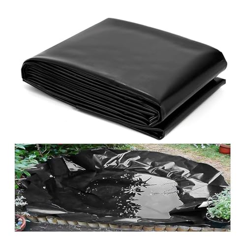 Fodera per laghetto in HDPE da 0,36 mm, impermeabile e morbida, per stagni koi, cascate da giardino e piccoli stagni per pesci, resistente ai raggi UV, multi-dimensione (3 x 30 m)
